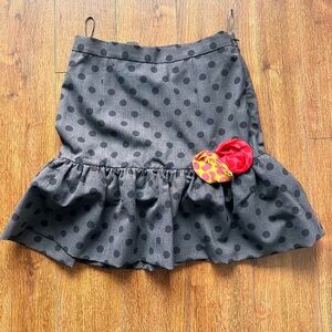 Moschino Polka Dot Mini Skirt US size 4